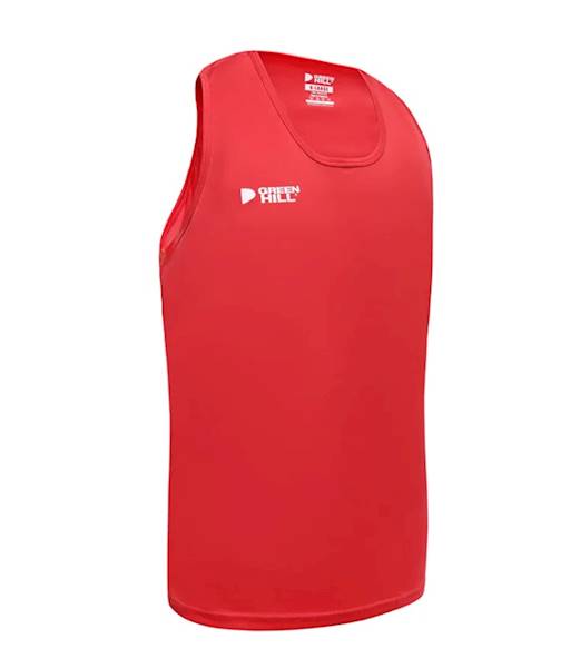 Zestaw bokserski Green Hill IBA koszulka/spodenki Czerwony • Rozmiar: XL