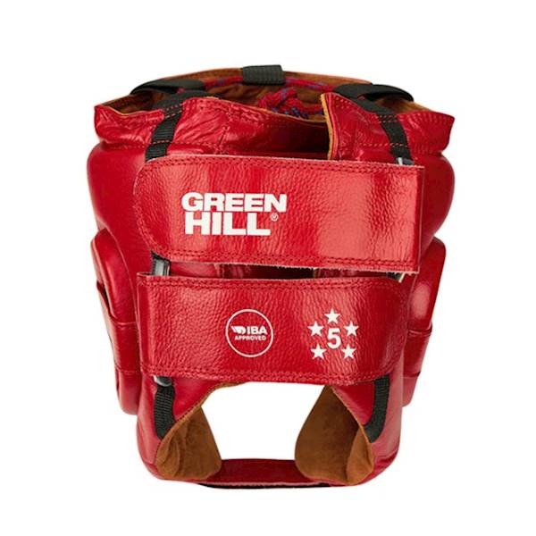 Kask bokserski Green Hill IBA Five Star Czerwony • Rozmiar: S