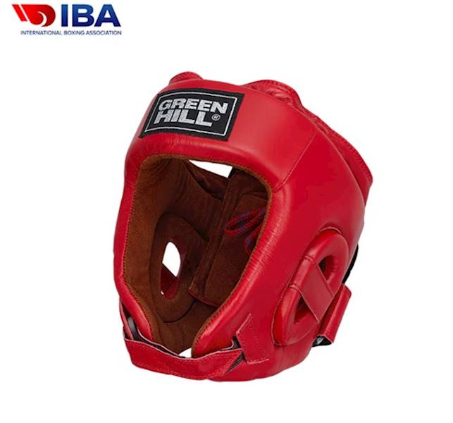 Kask bokserski Green Hill IBA Five Star Czerwony • Rozmiar: S