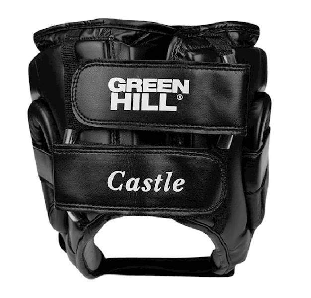 Kask bokserski Green Hill Castle Czarny • Rozmiar: L