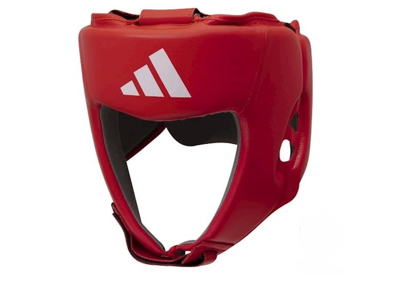 Kask bokserski Adidas IBA Czerwony • Rozmiar: L