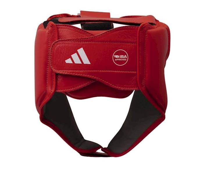 Kask bokserski Adidas IBA Czerwony • Rozmiar: XL