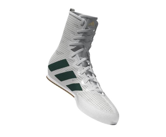 Buty bokserskie Adidas Box Hog 4 Biały/Zielony • Rozmiar: 41 1/3