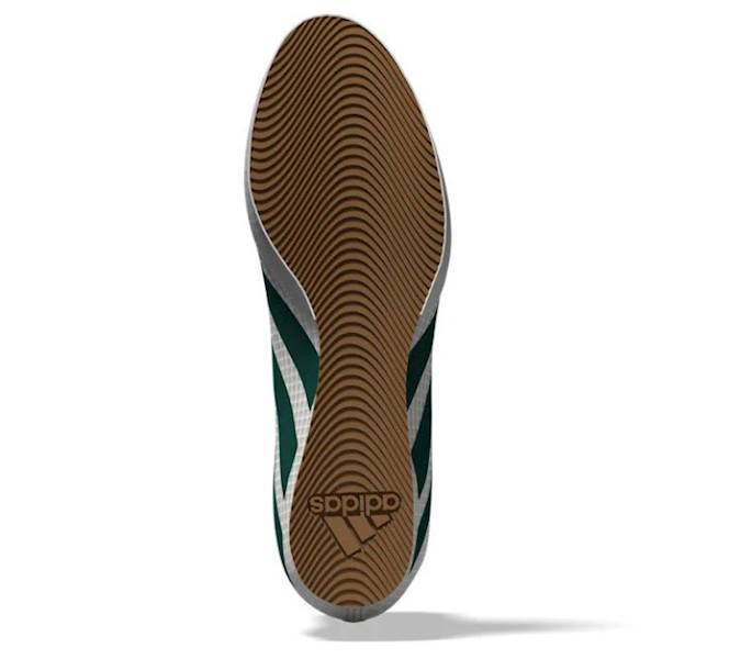 Buty bokserskie Adidas Box Hog 4 Biały/Zielony • Rozmiar: 43 1/3