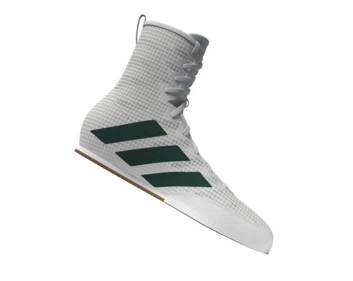 Buty bokserskie Adidas Box Hog 4 Biały/Zielony • Rozmiar: 43 1/3