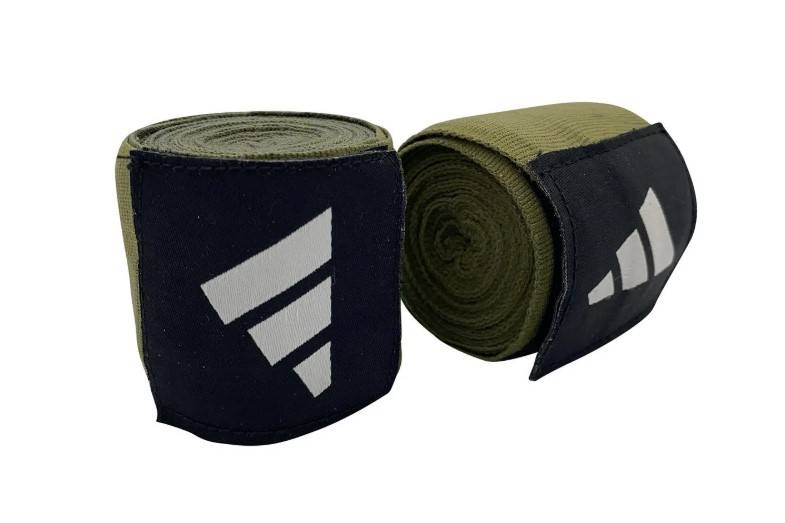 Bandaże bokserskie Adidas 5x450cm Oliwkowy