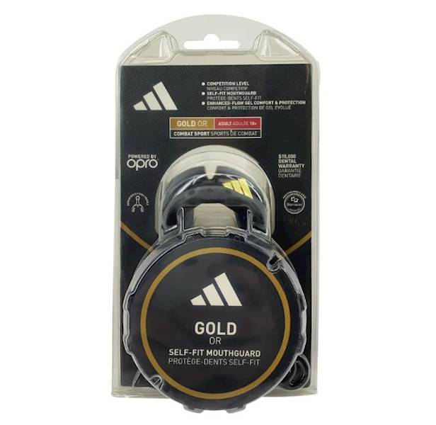 Ochraniacz na zęby Adidas OPRO Gen4 Gold-Edition Senior Czarny