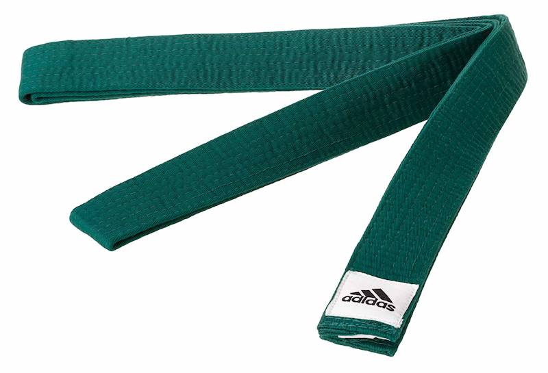 Pas do sportów walki Adidas Zielony • Długość: 280