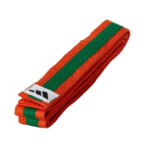 Pas do sportów walki Adidas Pomarańczowy/Zielony/Pomarańczowy • Długość: 300