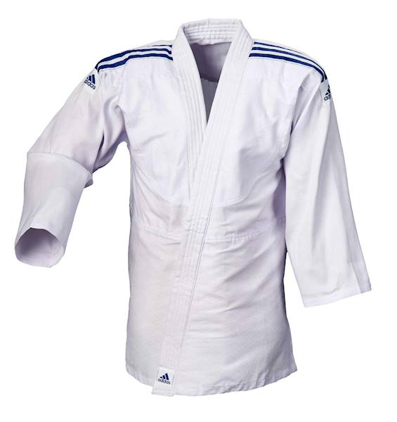 Judoga Adidas J250 Biały/Niebieski • Rozmiar: 180
