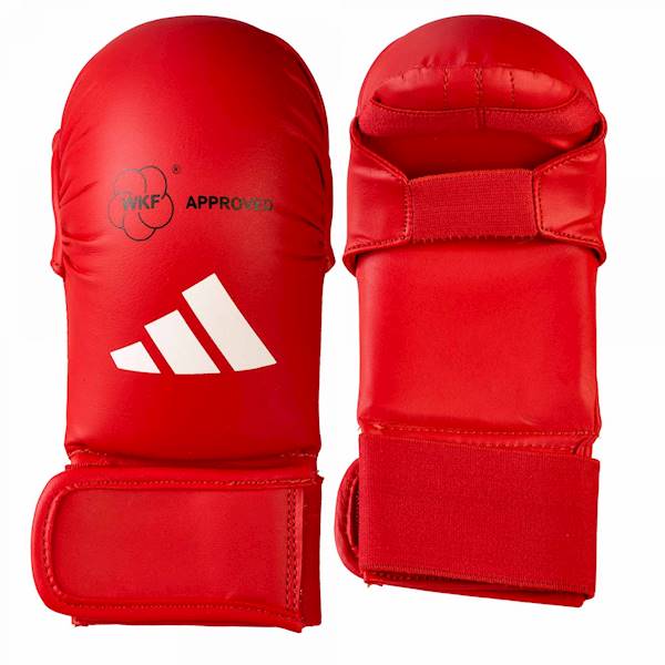 Rękawice do Karate Adidas Kumite Gloves WKF Czerwony • Rozmiar: S