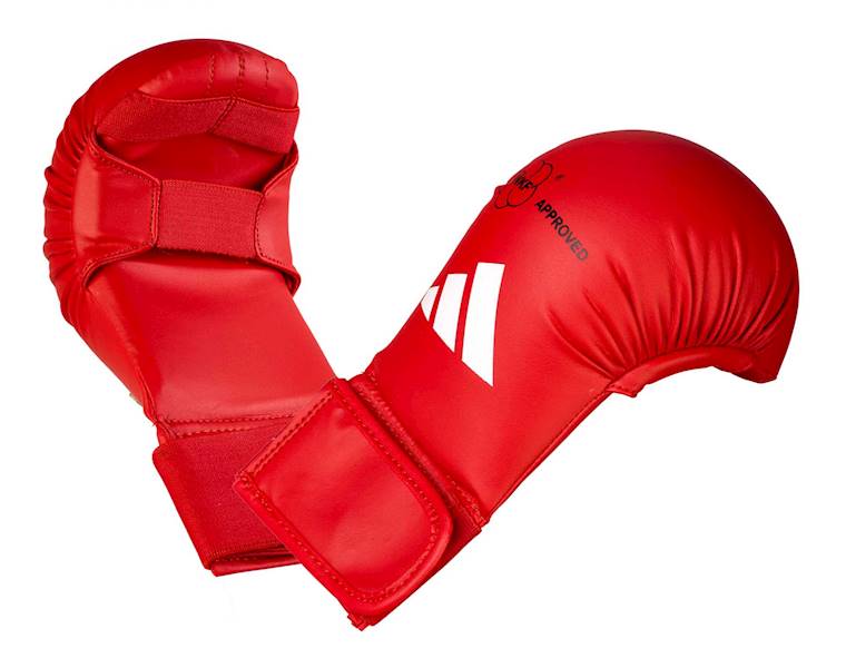 Rękawice do Karate Adidas Kumite Gloves WKF Czerwony • Rozmiar: S