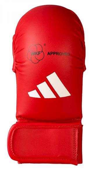 Rękawice do Karate Adidas Kumite Gloves WKF Czerwony • Rozmiar: S
