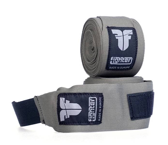 Bandaże bokserskie Fighter Khaki • Długość: 3.5m