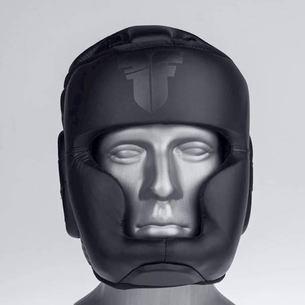 Kask bokserski Fighter Czarny • Rozmiar: M/L