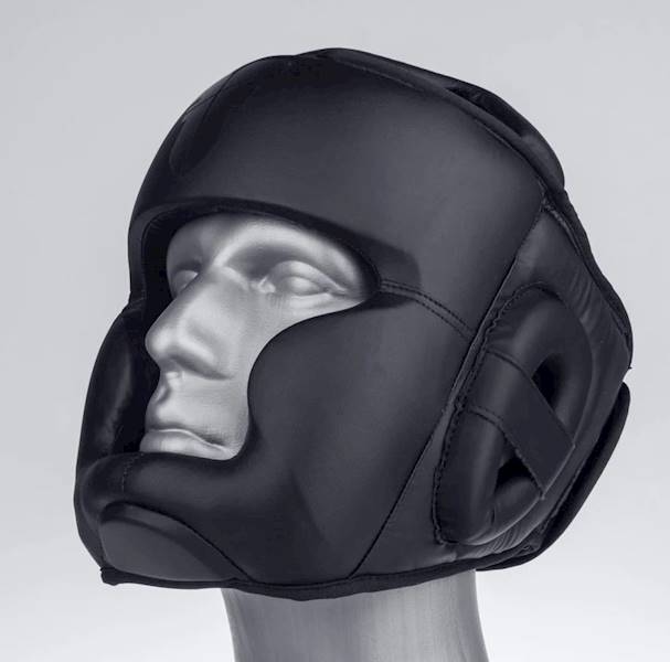 Kask bokserski Fighter Czarny • Rozmiar: M/L