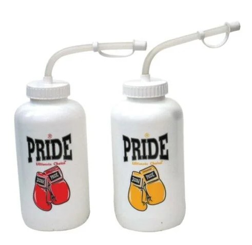 Bidon bokserski z rurką • Kolor: Czerwony