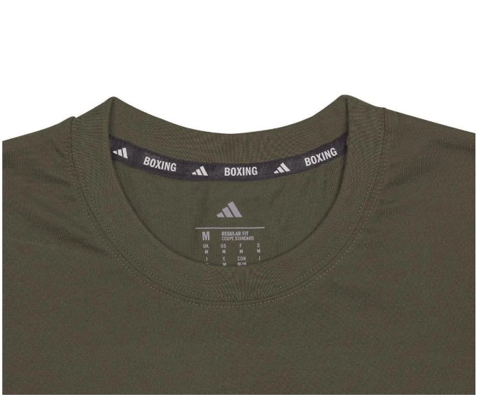 Koszulka sportowa Adidas Boxing Oliwkowy • Rozmiar: XXL