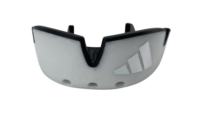 Ochraniacz na zęby Adidas OPRO Gen4 Silver-Edition Senior Biały