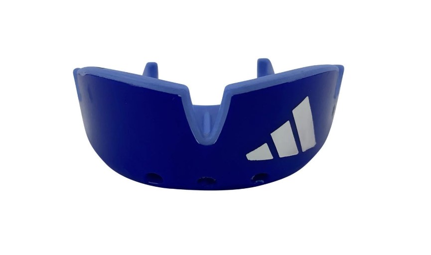 Ochraniacz na zęby Adidas OPRO Gen4 Silver-Edition Junior Niebieski