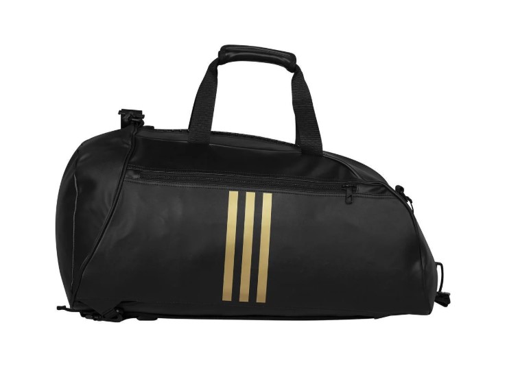 Torba bokserska Adidas Boxing 2in1 Skóra PU Czarny/Złoty • Rozmiar: M