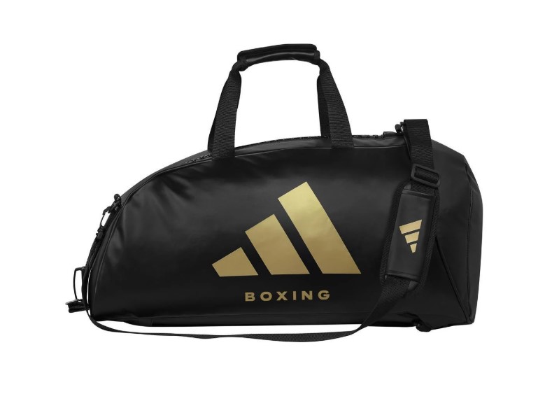 Torba bokserska Adidas Boxing 2in1 Skóra PU Czarny/Złoty