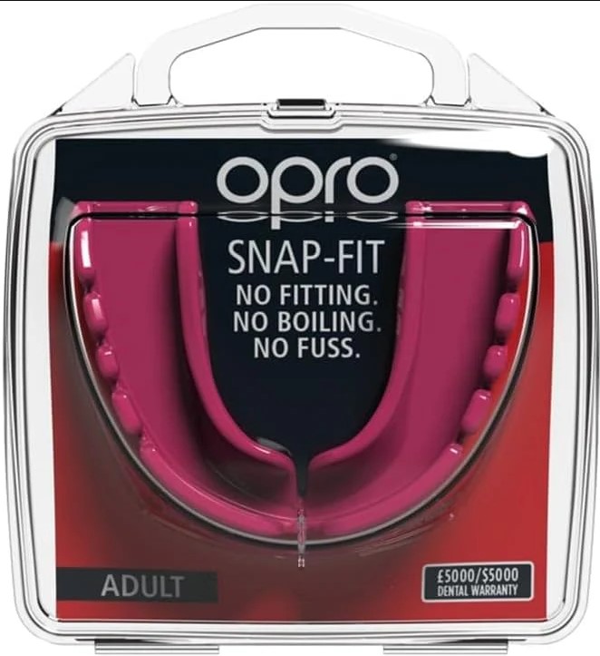 Ochraniacz na zęby Adidas OPRO Gen4 Snap-Fit Senior Różowy