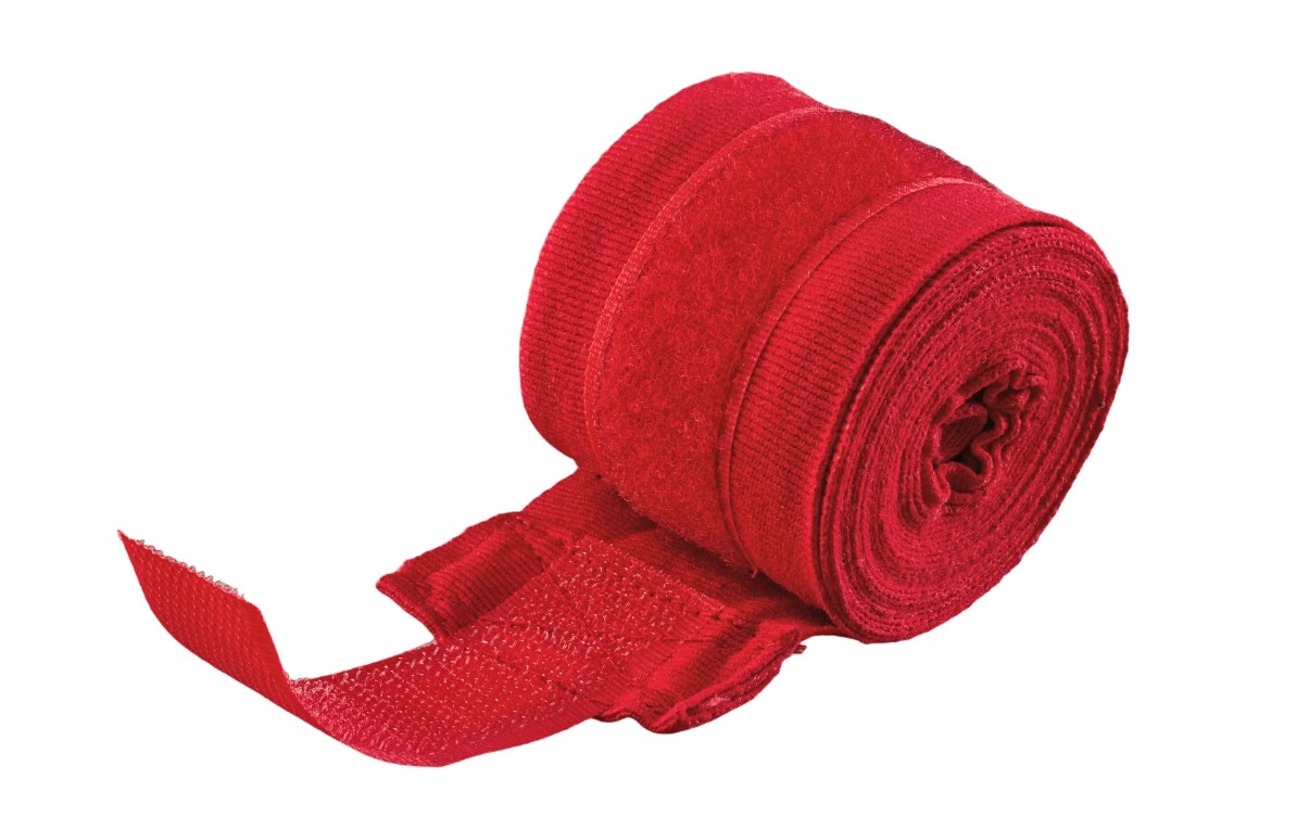 Bandaże bokserskie Green Hill Poliester Czerwony • Długość: 3.5m