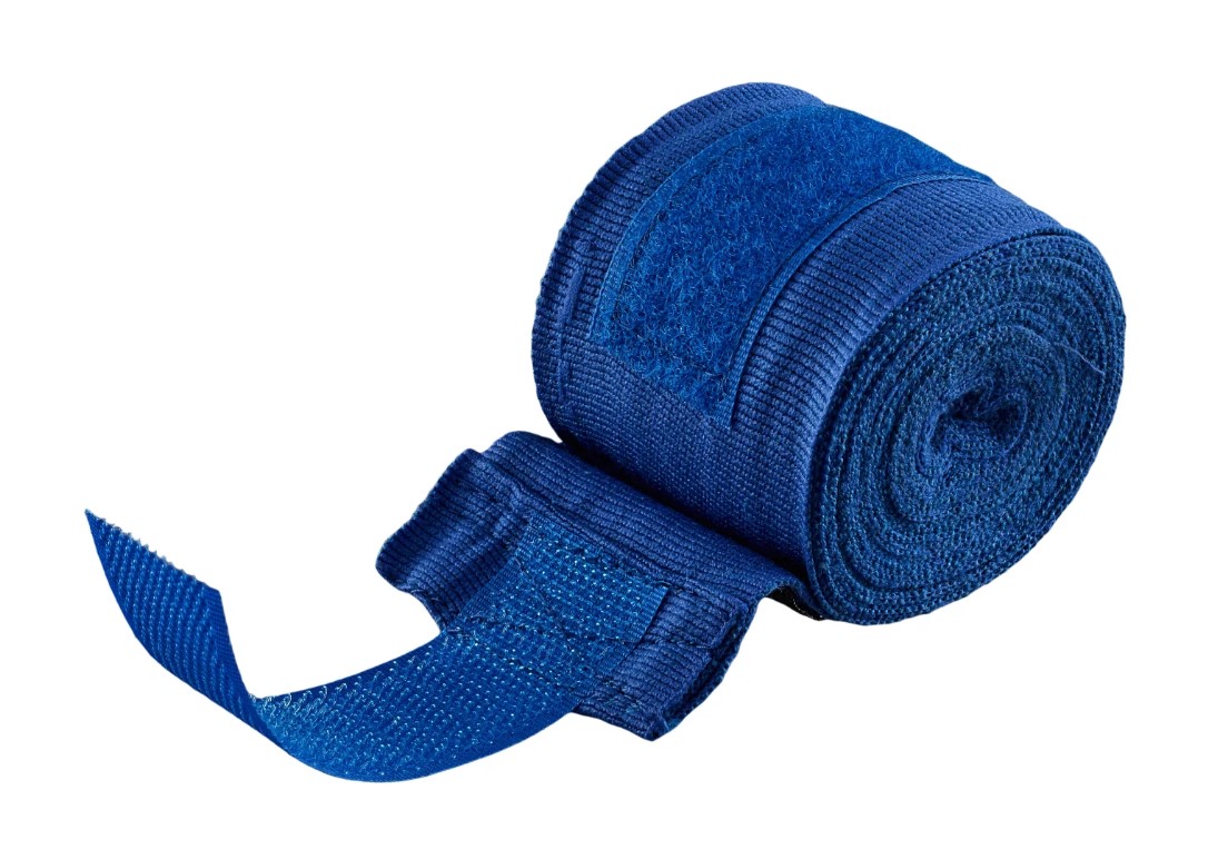 Bandaże bokserskie Green Hill Poliester Niebieski • Długość: 2.5m