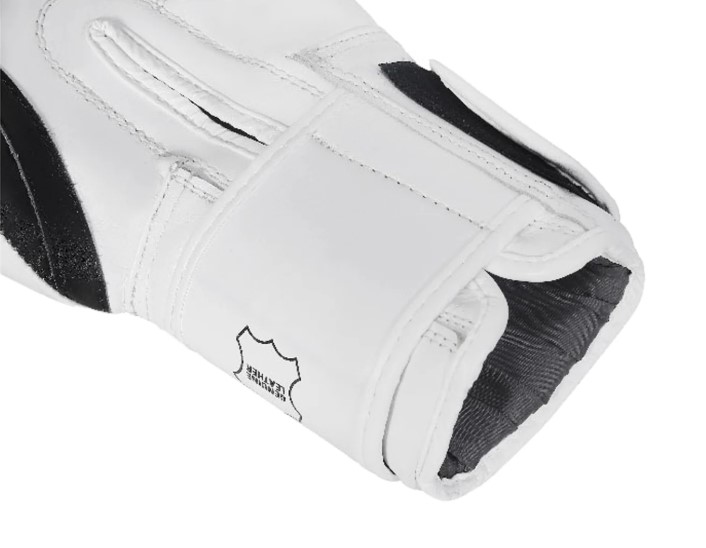 Rękawice bokserskie Green Hill Legend Silver Edition Czarny/Biały • Waga: 10 OZ