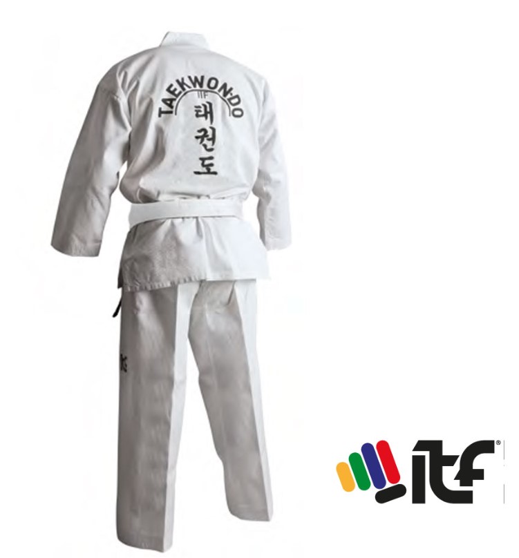 Adidas kimono do Taekwondo Dobok Rookie ITF Bialy • Rozmiar: 160