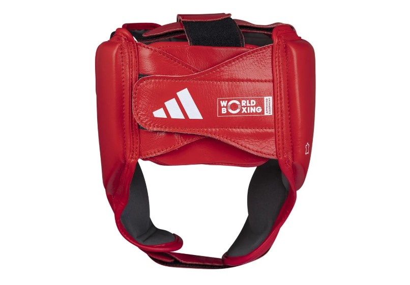 Kask bokserskie Adidas World Boxing Czerwony • Rozmiar: S