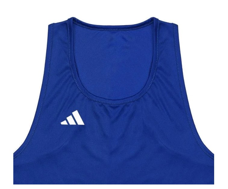 Koszulka bokserska Adidas IBA Granatowy/Biały • Rozmiar: XXL