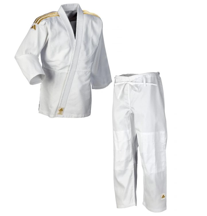 Judoga Adidas Club J350 Biały/Złoty • Rozmiar: 160
