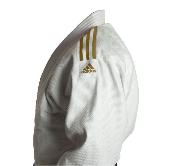 Judoga Adidas Club J350 Biały/Złoty • Rozmiar: 160