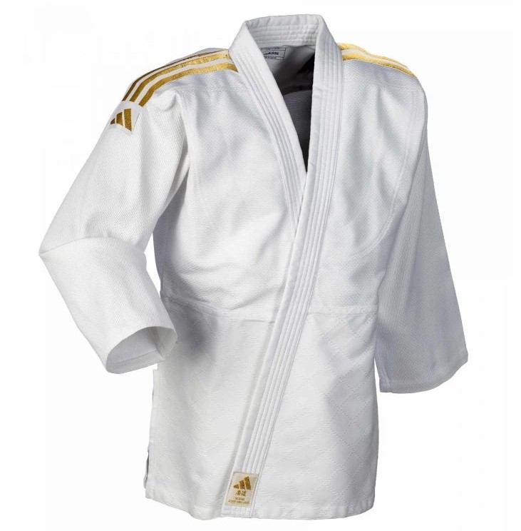 Judoga Adidas Club J350 Biały/Złoty • Rozmiar: 180