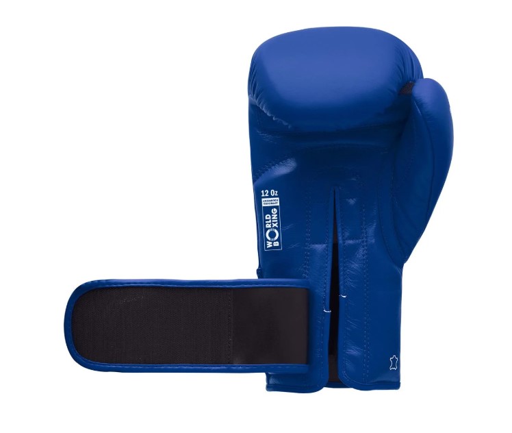 Rękawice bokserskie Adidas WB (World Boxing) Skóra Naturalna Granatowy • Waga: 10 OZ