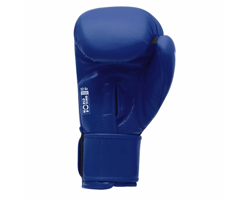Rękawice bokserskie Adidas WB (World Boxing) Skóra Naturalna Granatowy • Waga: 10 OZ