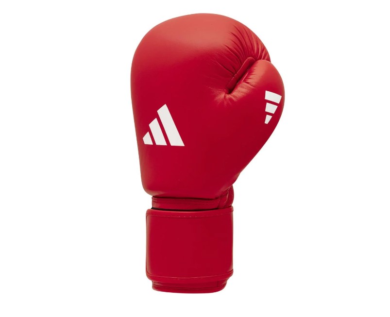 Rękawice bokserskie Adidas WB (World Boxing) Skóra Naturalna Czerwony • Waga: 12 OZ