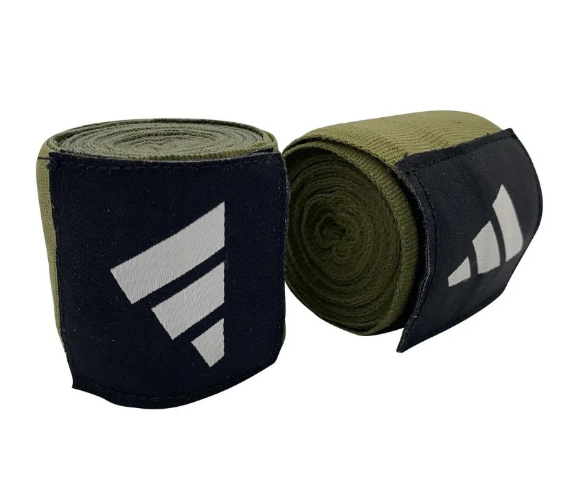 Bandaże bokserskie Adidas 5x255cm Oliwkowy