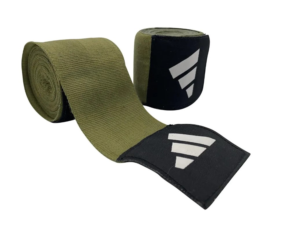 Bandaże bokserskie Adidas 5x255cm Oliwkowy