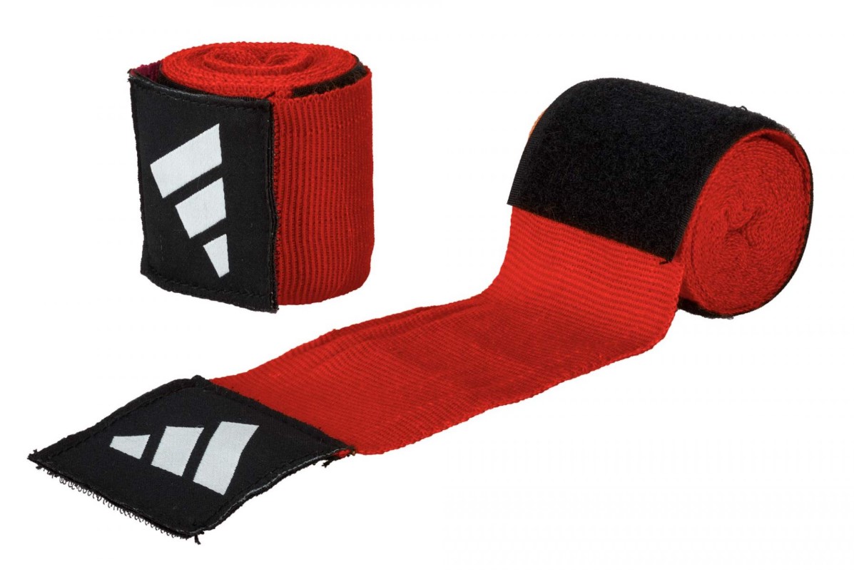 Bandaże bokserskie Adidas 5x255cm Czerwony