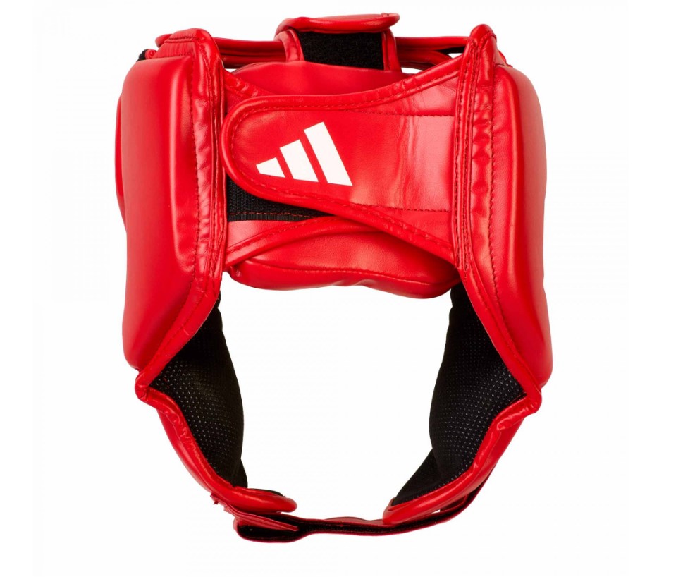 Kask bokserski Adidas Hybrid 50 Czerwony • Rozmiar: L