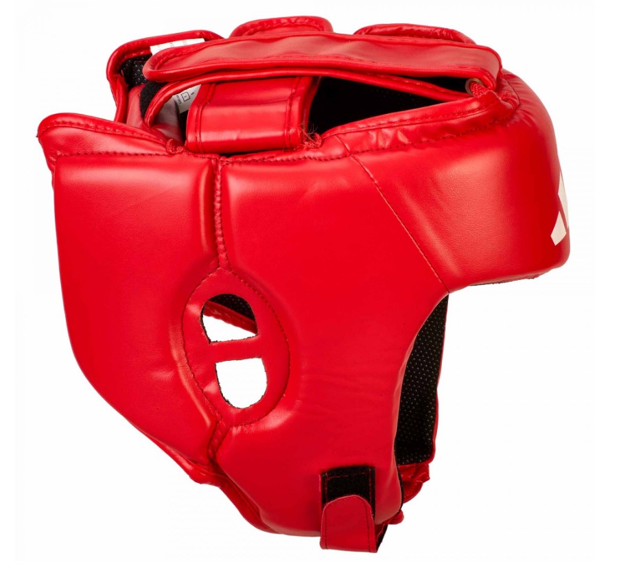 Kask bokserski Adidas Hybrid 50 Czerwony • Rozmiar: L