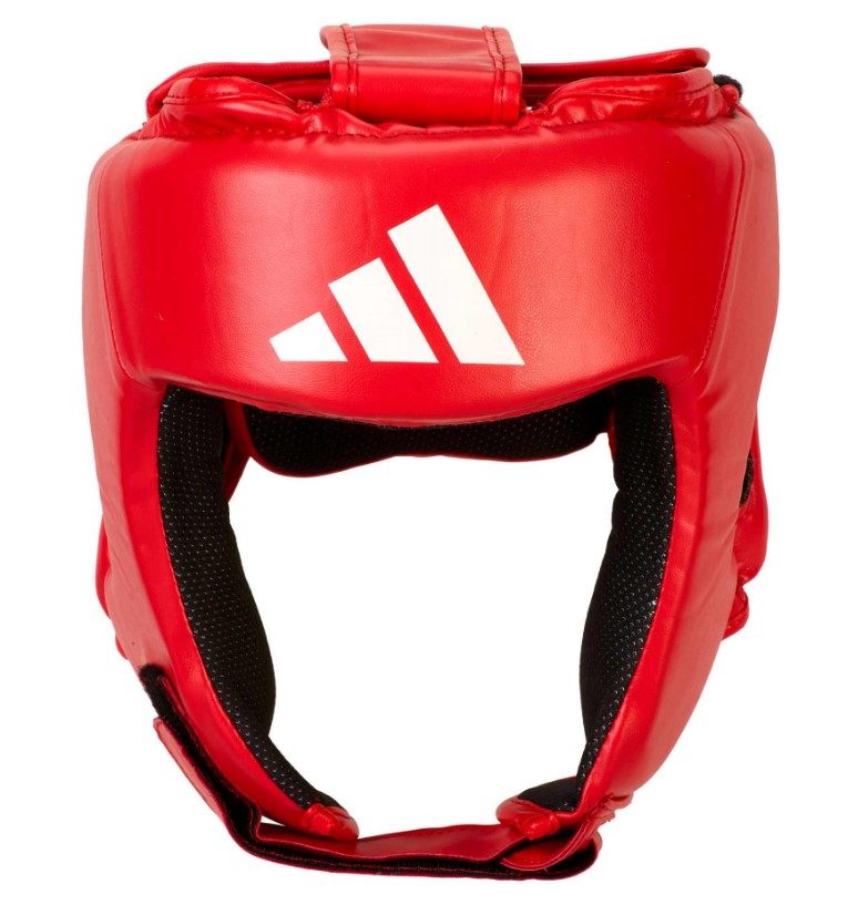 Kask bokserski Adidas Hybrid 50 Czerwony • Rozmiar: L