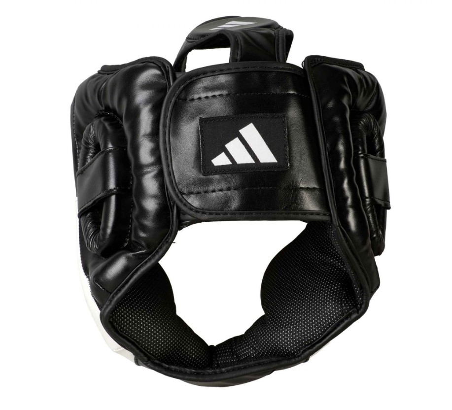 Kask bokserski Adidas Response Czarny/Biały • Rozmiar: XS
