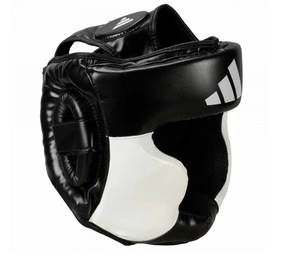 Kask bokserski Adidas Response Czarny/Biały • Rozmiar: XL