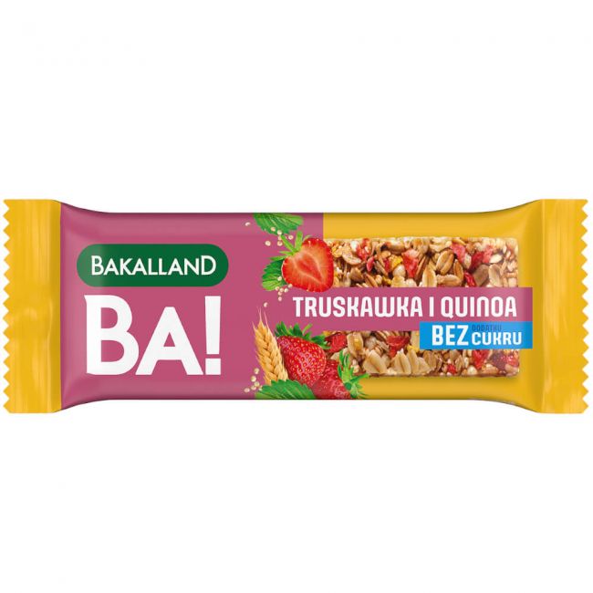 Bakalland BA Truskawka & Quinoa BEZ CUKRU 30G 