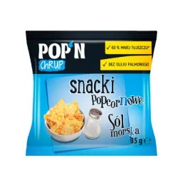 POP`N CHRUP A Snacki Popcornowe  sól 35g 30 szt