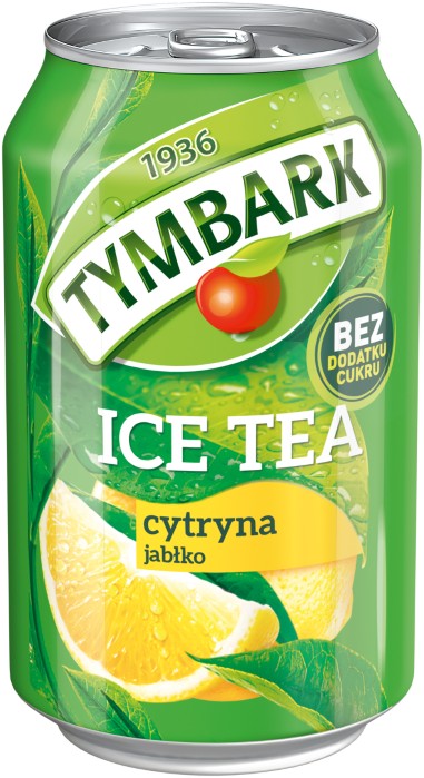 Tymbark Green ICE TEA B cytryna 0,33l CAN 1=12